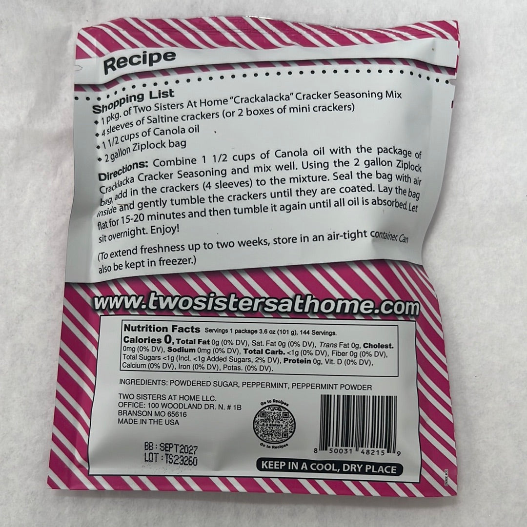 Crackalacka Peppermint Crush Cracker Seasoning | Shelby's