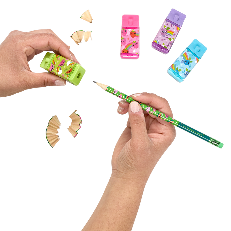 Ooly | Lil' Juice Box Scented Erasers + Sharpeners
