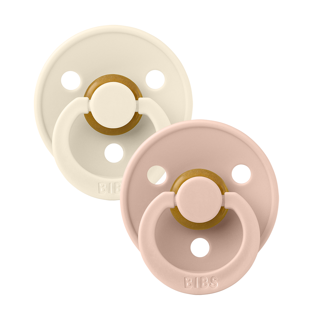 BIBS America | 2-Pack Colour Pacifiers, Assorted Colors & Sizes