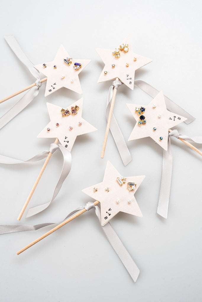 Cleo Cluster Earrings, Assorted Colors