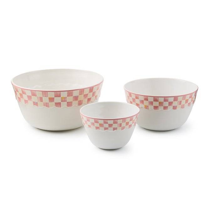 Mackenzie Childs | Set of 3 Everyday Mixing Bowl, Assorted Colors