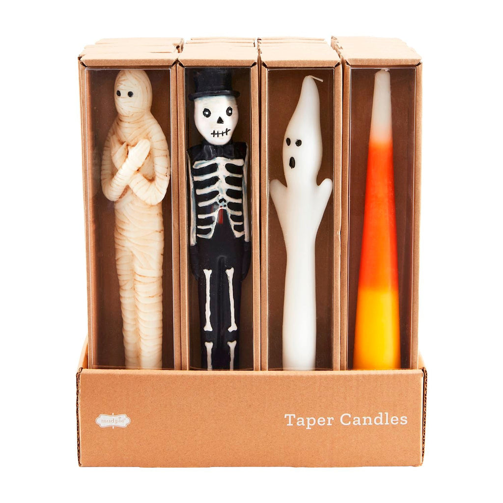 Mud Pie | Halloween Taper Candles, Assorted Styles