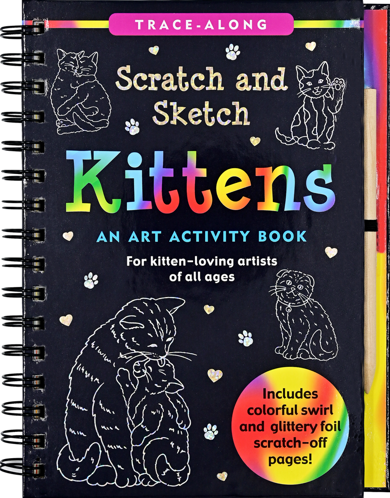 Peter Pauper Press | Scratch and Sketch Activity Book, Assorted Themes