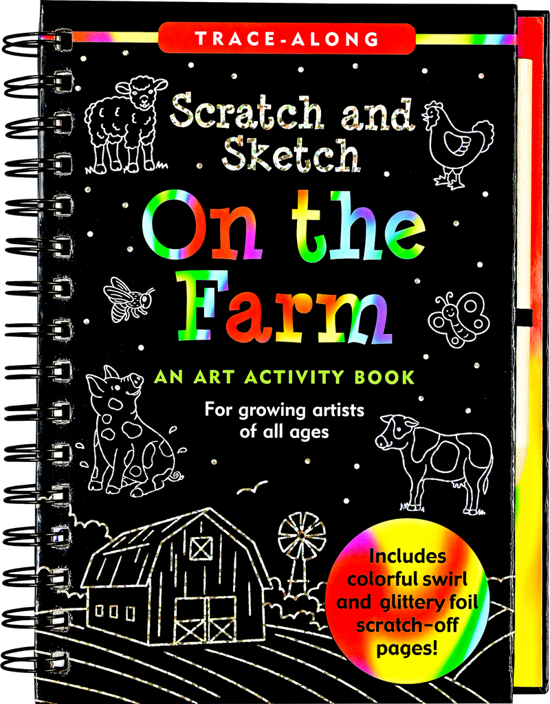Peter Pauper Press | Scratch and Sketch Activity Book, Assorted Themes