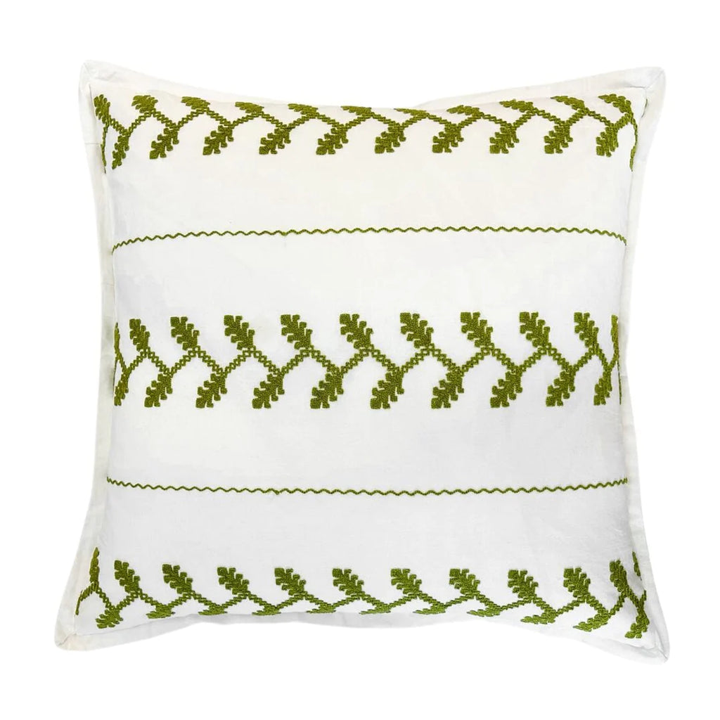 Laura Park Amer Embroidered Pillow