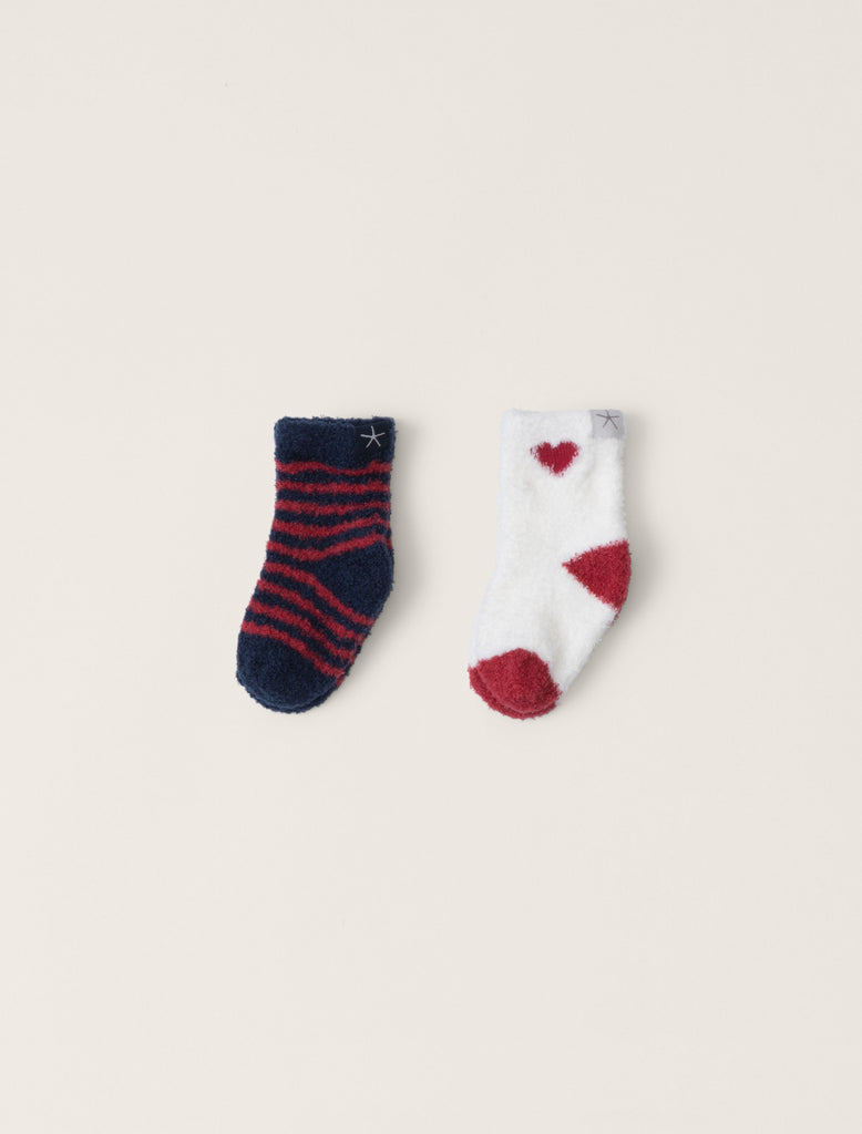 Barefoot Dreams | CCL Baby Heart Sock Set, Assorted Colors