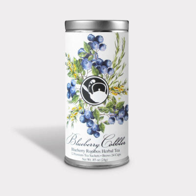 The Tea Can Company | Floral Tall Tin Tea, 12 Sachets, Assorted Flavors