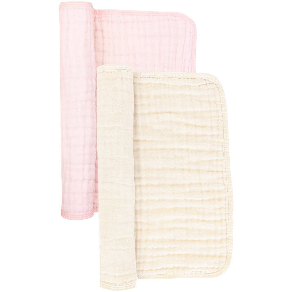 Lou Lou & Company | Cloud Muslin™ Burp Cloth 2 Pack, Assorted Colors