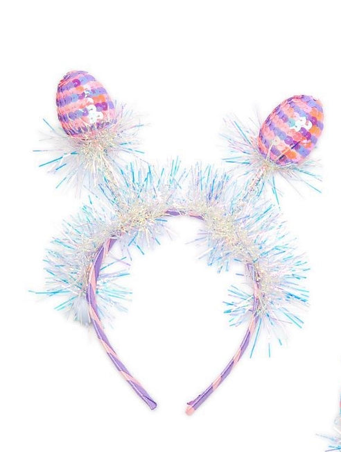 Two's Company - Light Up Egg Headband, Assorted Colors