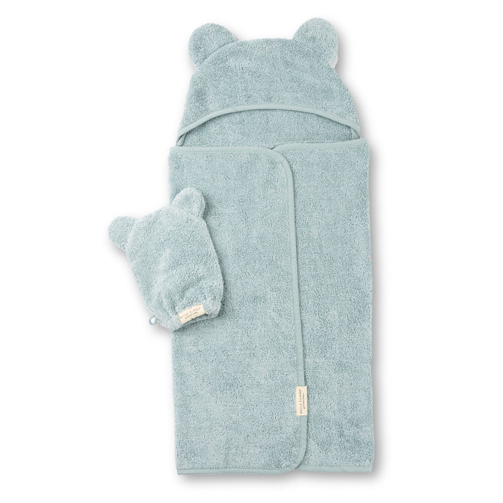 Bella Tunno |Hooded Towel + Wash Mitt Set
