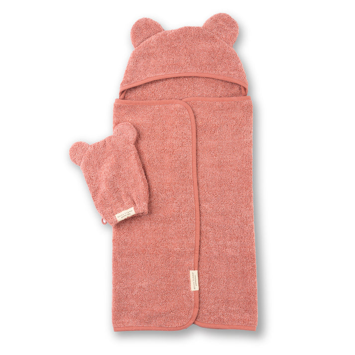 Bella Tunno |Hooded Towel + Wash Mitt Set