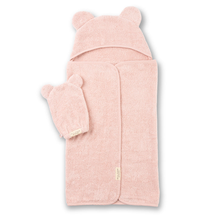 Bella Tunno |Hooded Towel + Wash Mitt Set