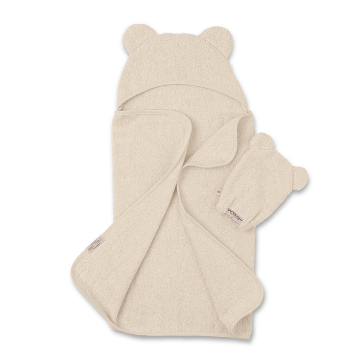 Bella Tunno |Hooded Towel + Wash Mitt Set