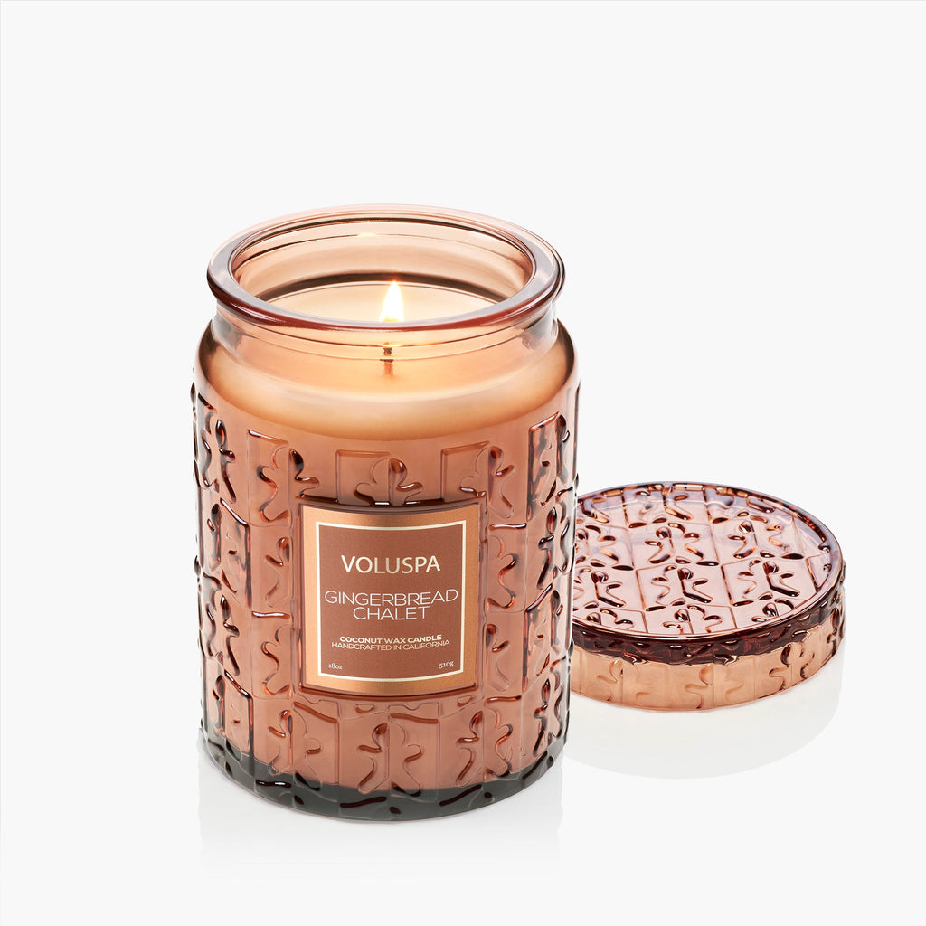 Gingerbread Chalet Candle, Assorted Sizes
