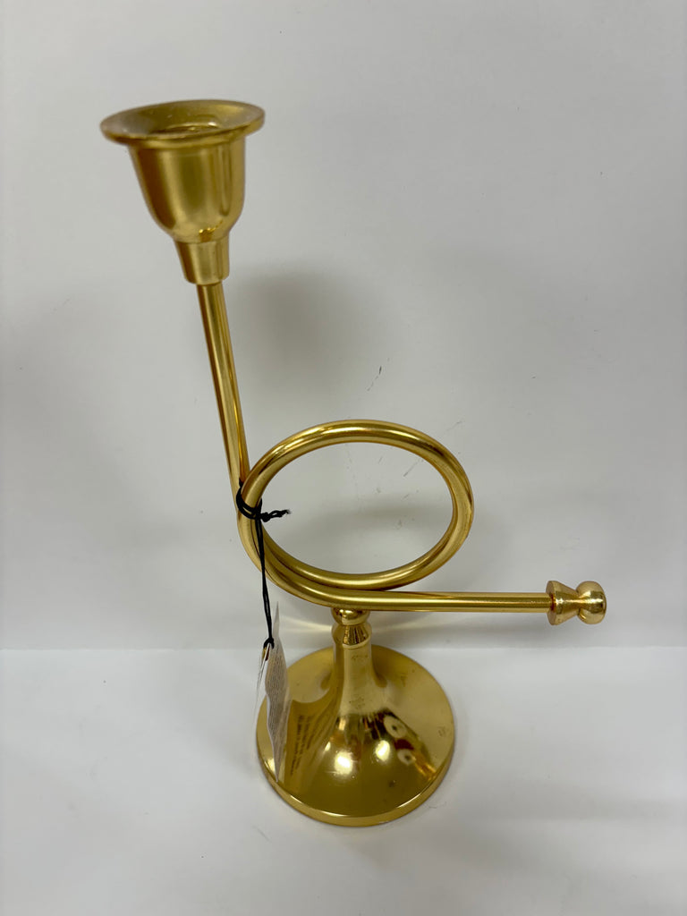 8 Oak Lane | French Horn Candlestick Holder, Assorted Sizes