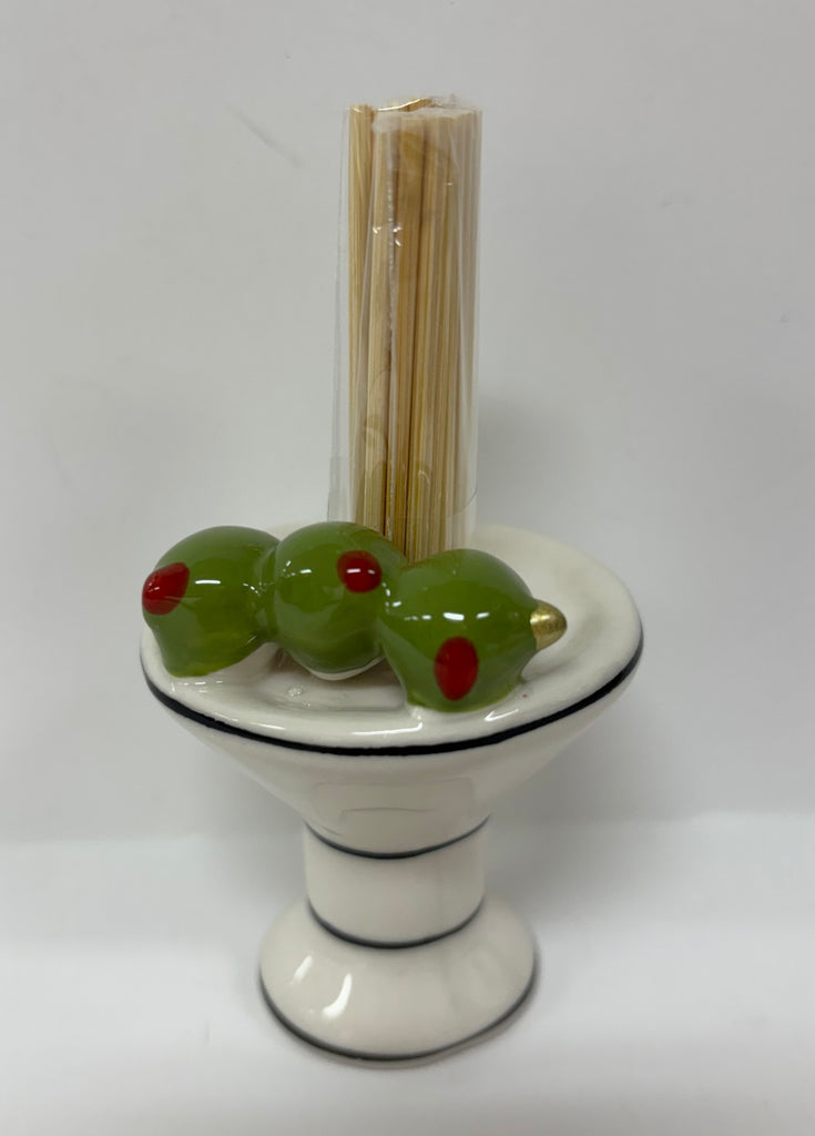 Mud Pie | Toothpick Caddy Set, Assorted Styles