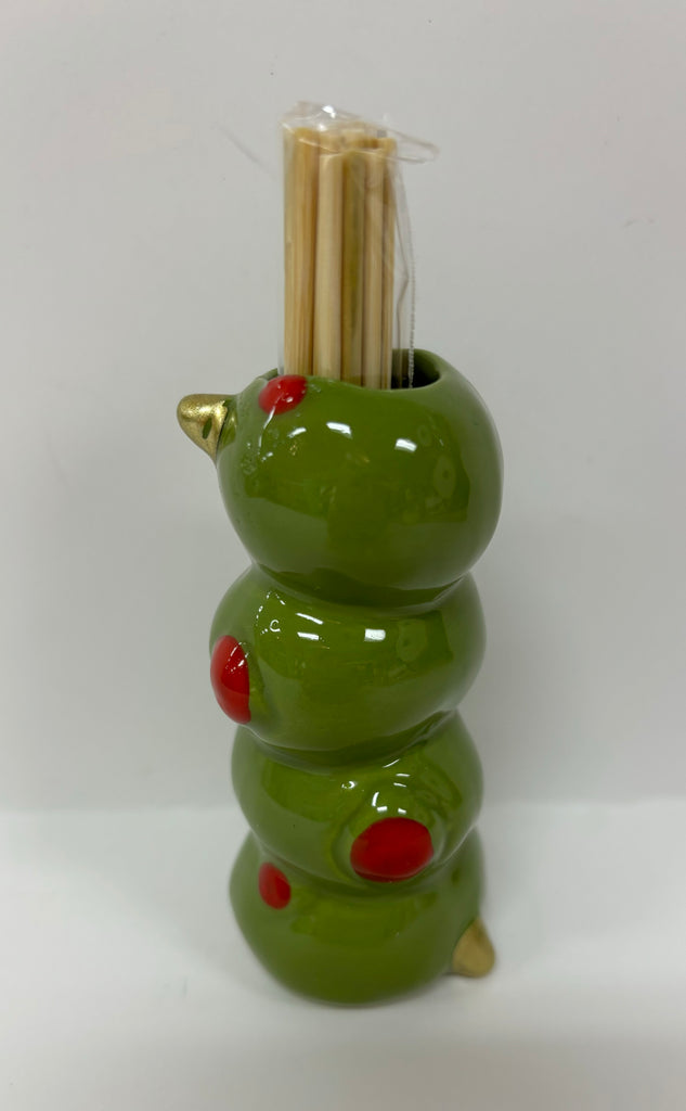 Mud Pie | Toothpick Caddy Set, Assorted Styles