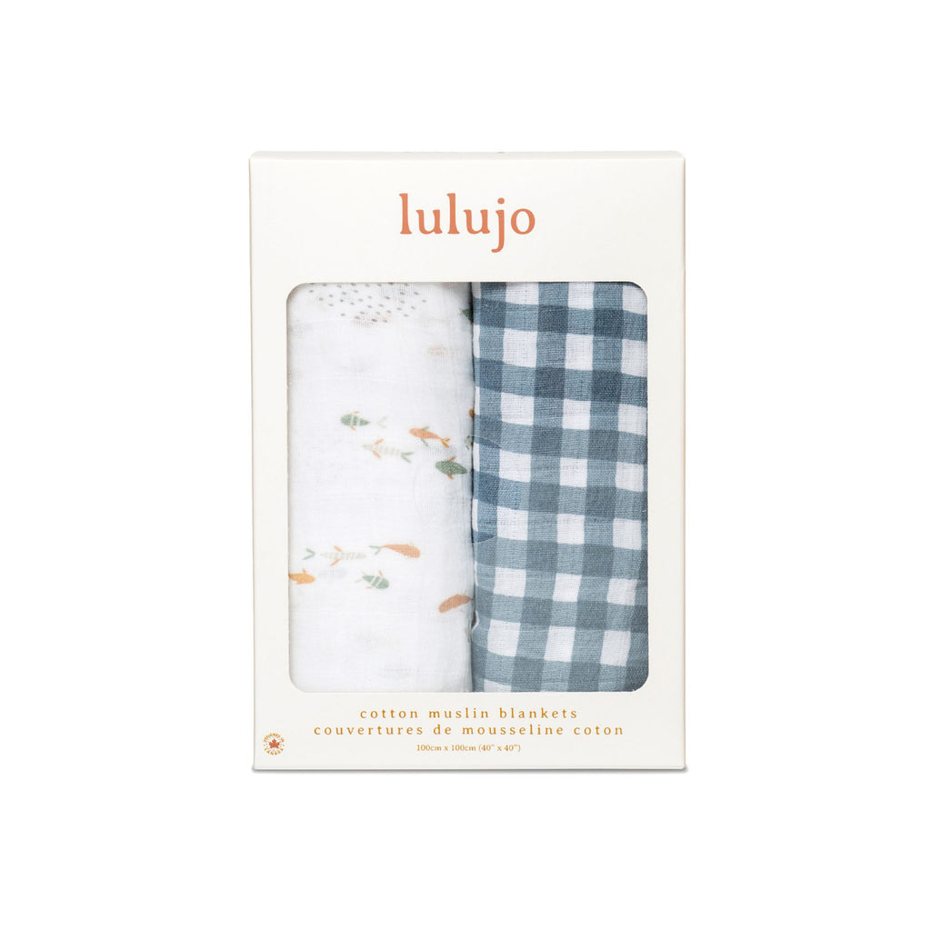 Mary Meyer | Lulujo Cotton Swaddles 2Pk