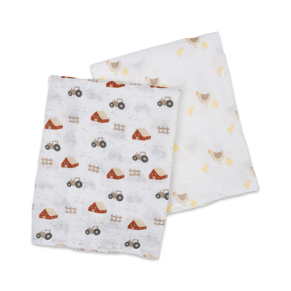 Mary Meyer | Lulujo Cotton Swaddles 2Pk