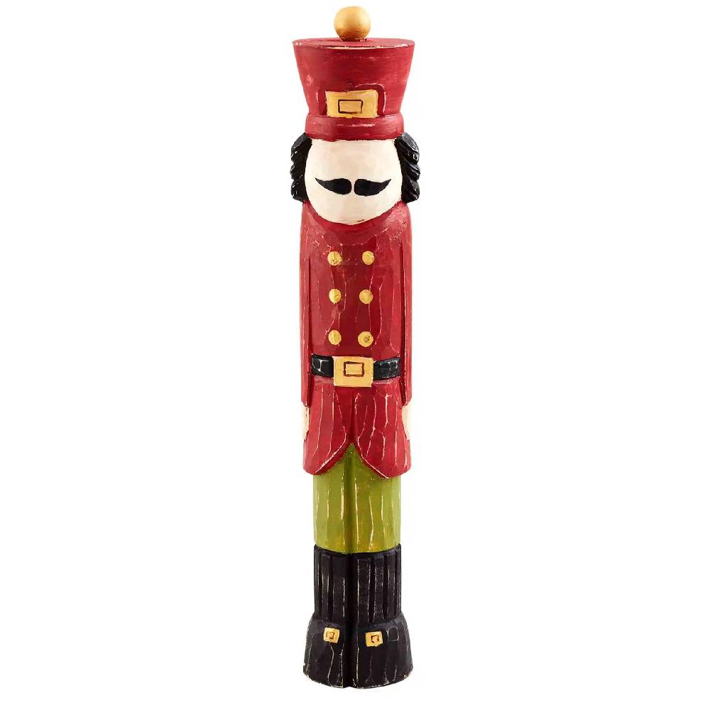 Mud Pie | Nutcracker Wood Block Sitter, Assorted Colors