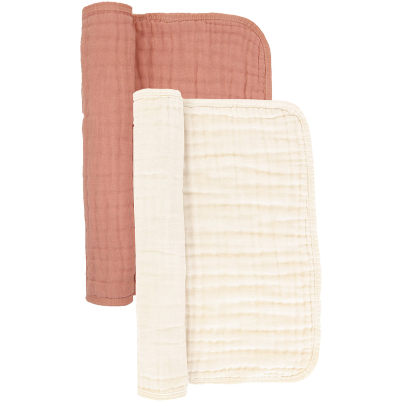 Lou Lou & Company | Cloud Muslin™ Burp Cloth 2 Pack, Assorted Colors