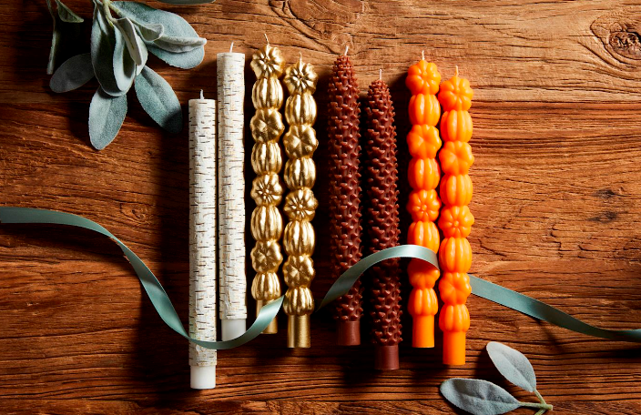 Mud Pie | Gather Taper Candle Set, Assorted Styles