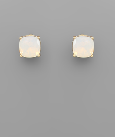 Birthstone Stud Earrings, Assorted Months