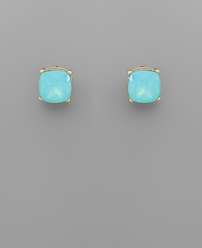 Birthstone Stud Earrings, Assorted Months