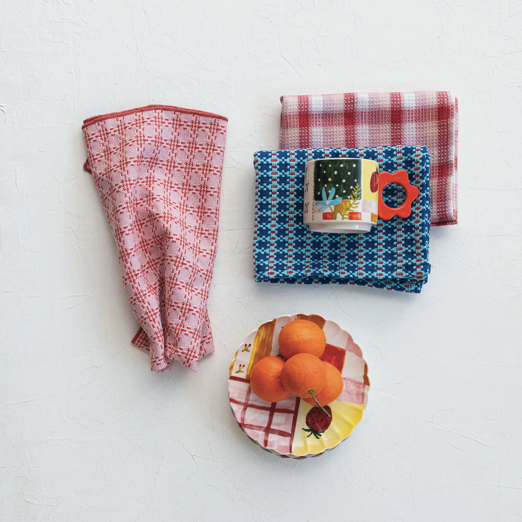 Creative Co-Op | Woven Cotton Tea Towel, Assorted Pattern