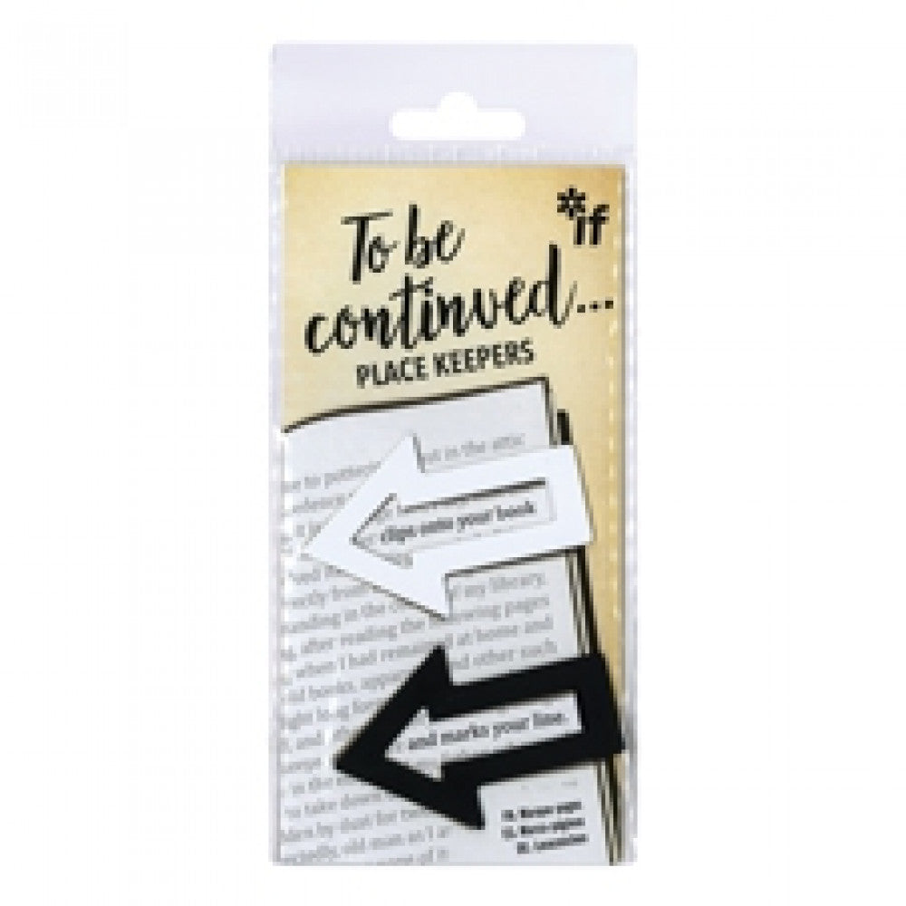 if | To Be Continued Place Keepers, Assorted Colors