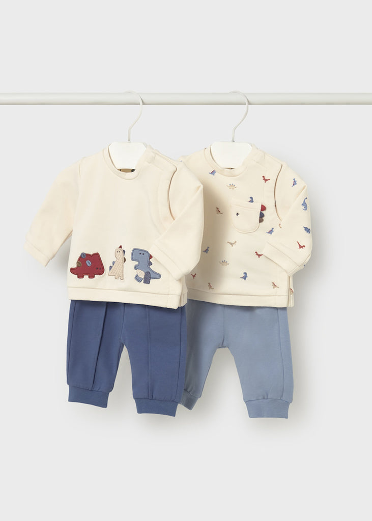 Newborn Boy 4-Piece Dino Set