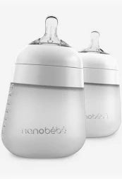 Nanobebe | Silicone Bottles, Assorted Colors