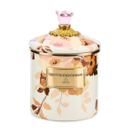 Wild Rose White Canister, Various Sizes