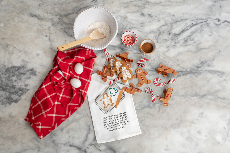 Mud Pie | Gingerbread Man Towels, Assorted Styles