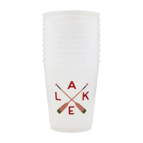 Mud Pie | Lake Party Cup Set, Assorted Styles