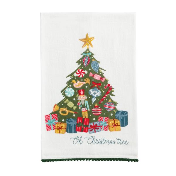 Mud Pie | Christmas Printed Towels, Assorted styles