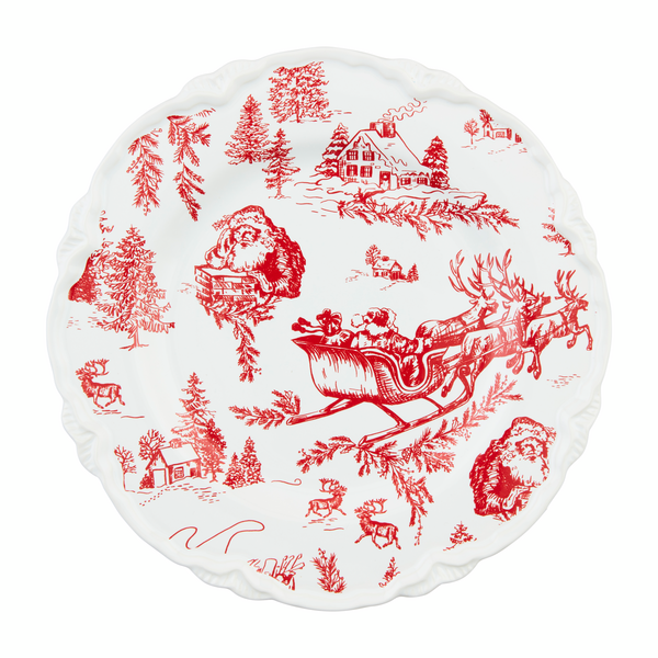 Mud Pie | Toile Dessert Plate, Assorted Designs