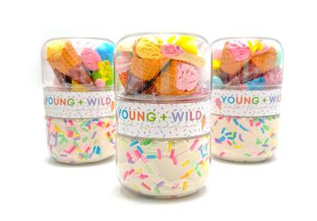 Young + Wild and Friedman | Grab & Go Dough Jar, Assorted Styles