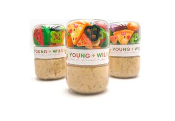 Young + Wild and Friedman | Grab & Go Dough Jar, Assorted Styles