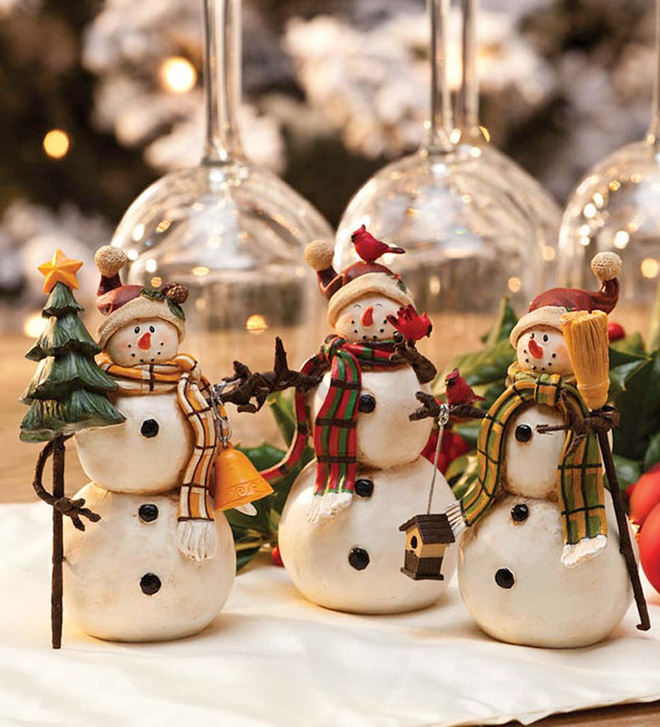 Evergreen - Resin Snowman Sitabouts