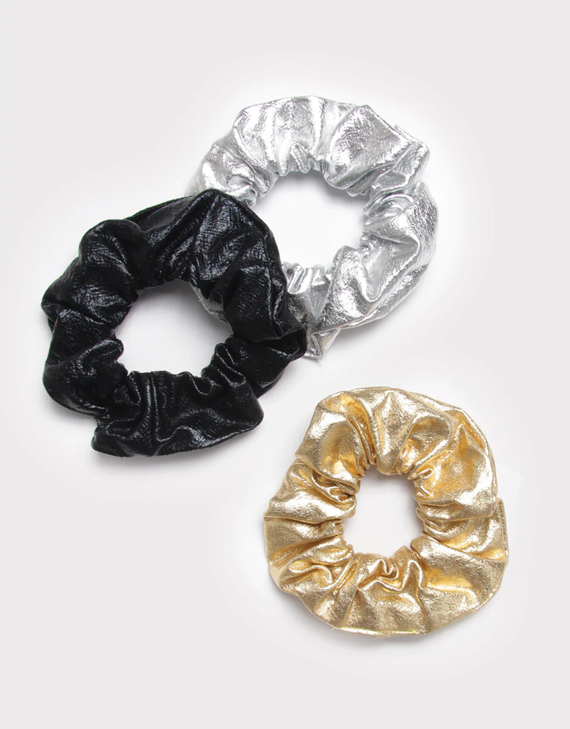 Banded | Metallic Glam, 3 Pack Scrunchies
